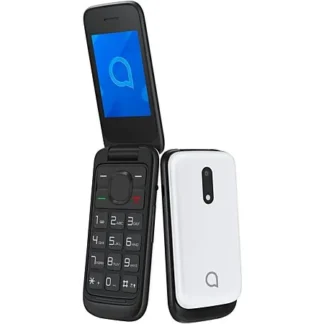 Móvil - Alcatel 2057, Pure White, Para mayores, 2.4" QVGA, MTK6261D, 970 mAh, Bluetooth, Radio FM, Nucleus